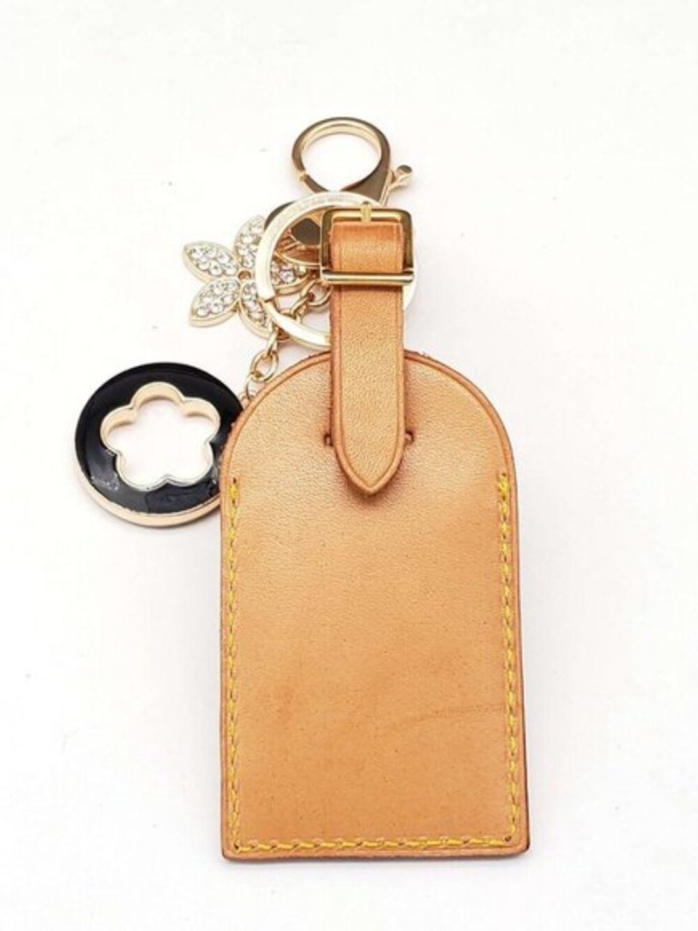 Authentic Louis Vuitton Luggage tag with Unbranded Keychain, Keycharm - Picture 3 of 8